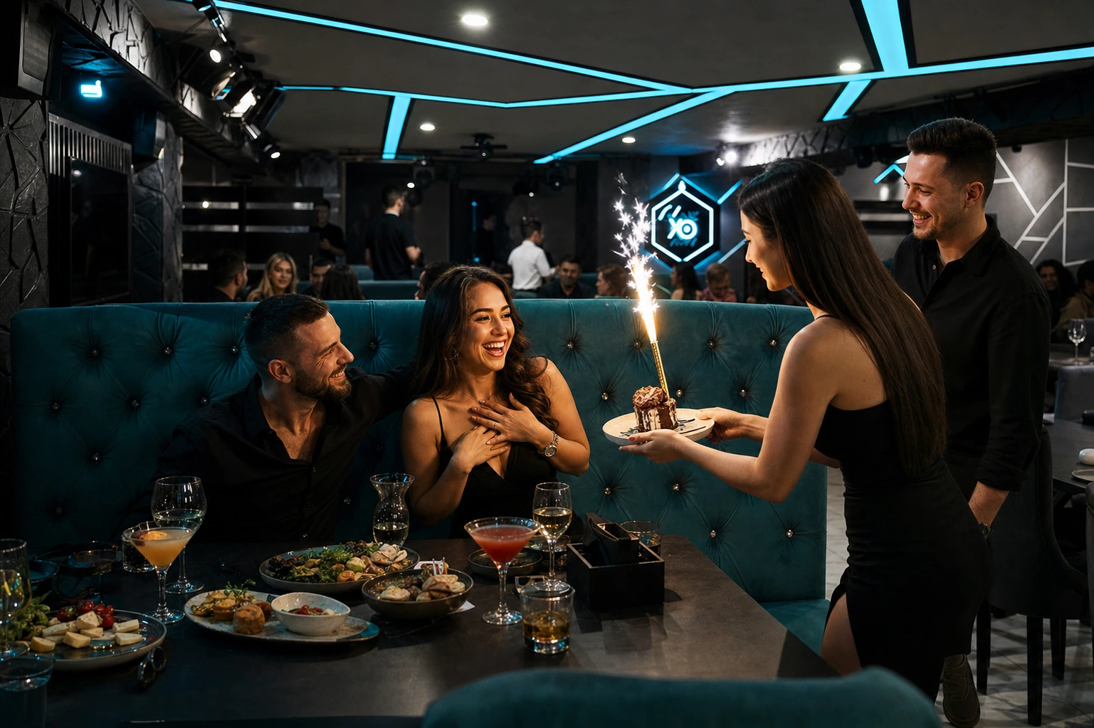 День рождения в реальном интерьере XO Complex